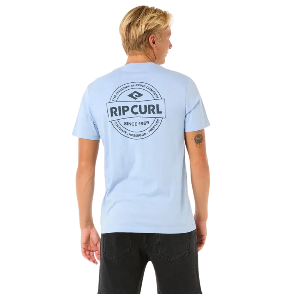 Rip Curl Staple Tee Ice Blue