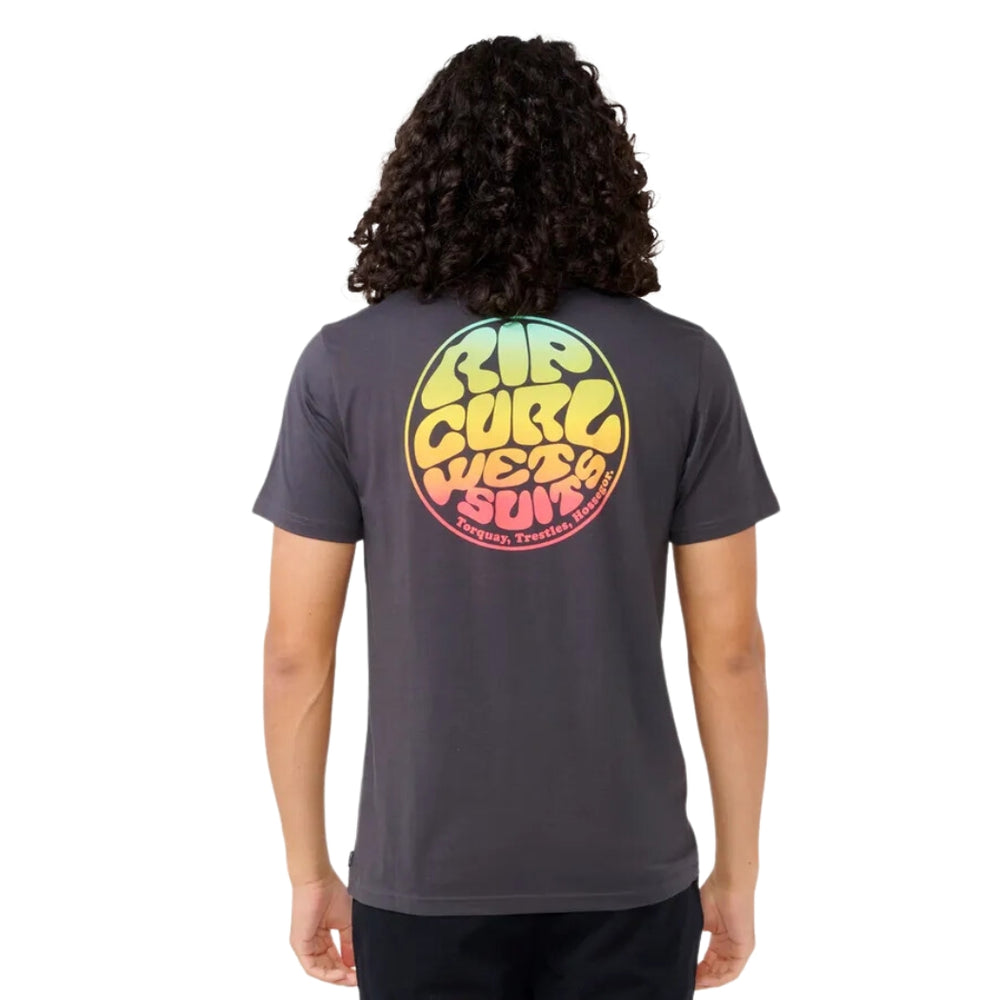 Rip Curl Wetsuit Icon Tee Washed Black