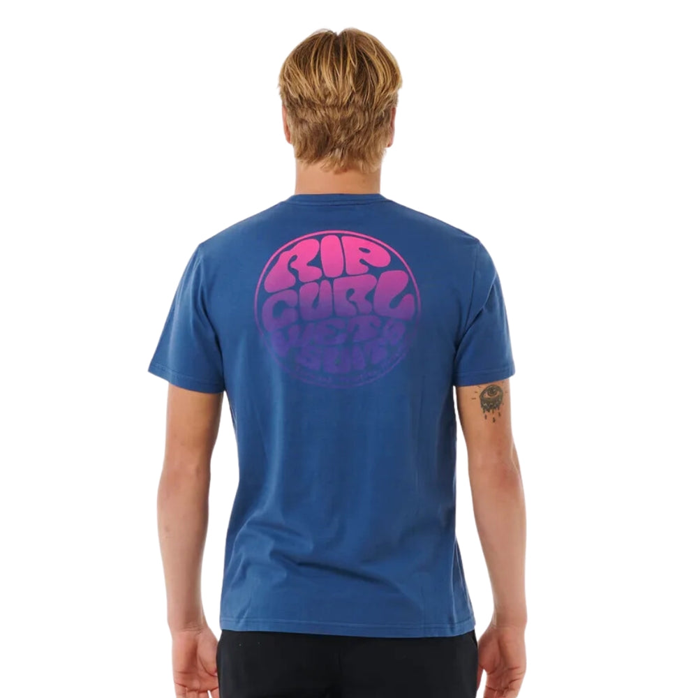 Rip Curl Wetsuit Icon Tee Washed Navy