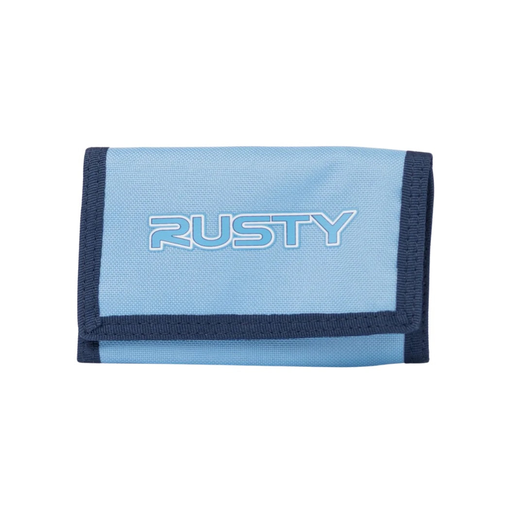 Rusty Academy Tri Fold Wallet Girls Retro Blue
