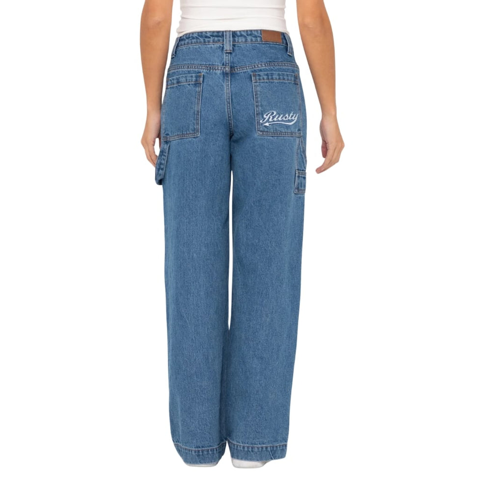Rusty Billie Low Wide Denim Carpenter Pant