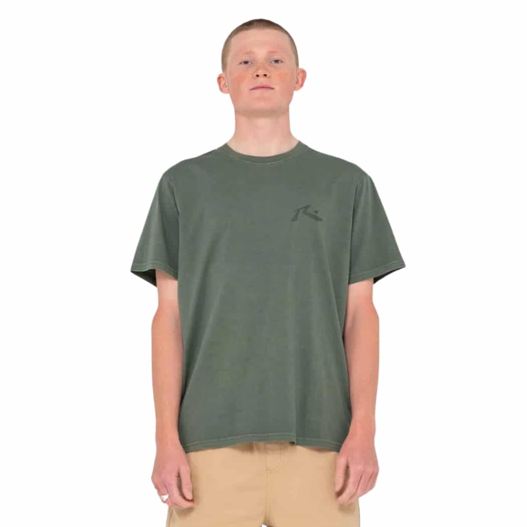 Rusty Comp Wash Short Sleeve Tee Shadow Army
