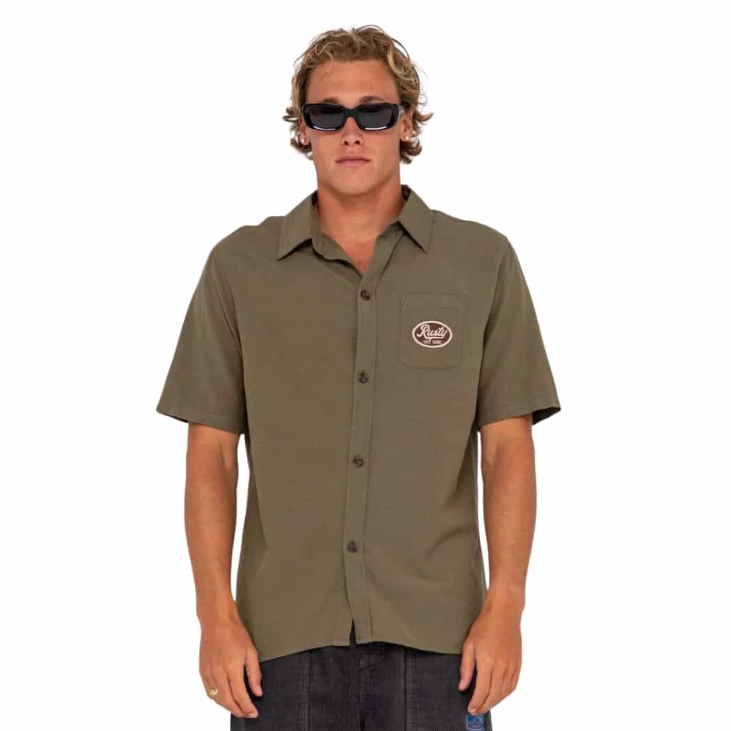 Rusty Greaser Overtone Short Sleeve Shirt Savana