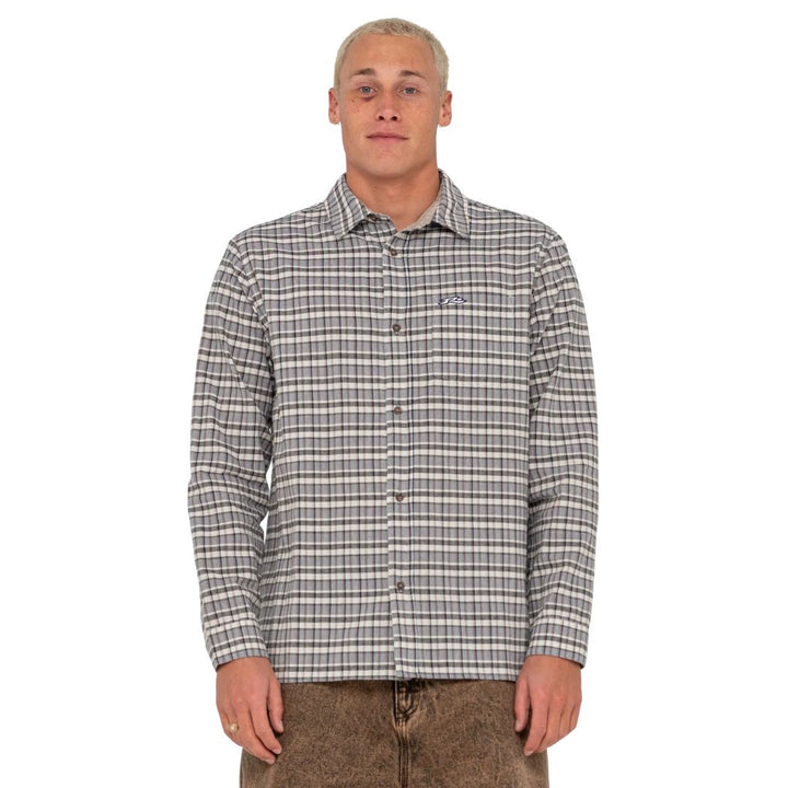 Rusty Datsun Cuts Long Sleeve Shirt Carbon