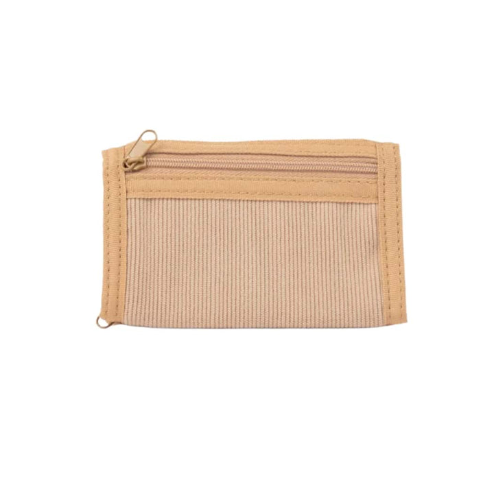 Rusty Pit Stop Tri Fold Wallet Latte