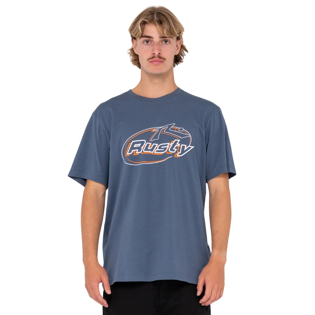 Rusty Platinum Short Sleeve Tee China Blue
