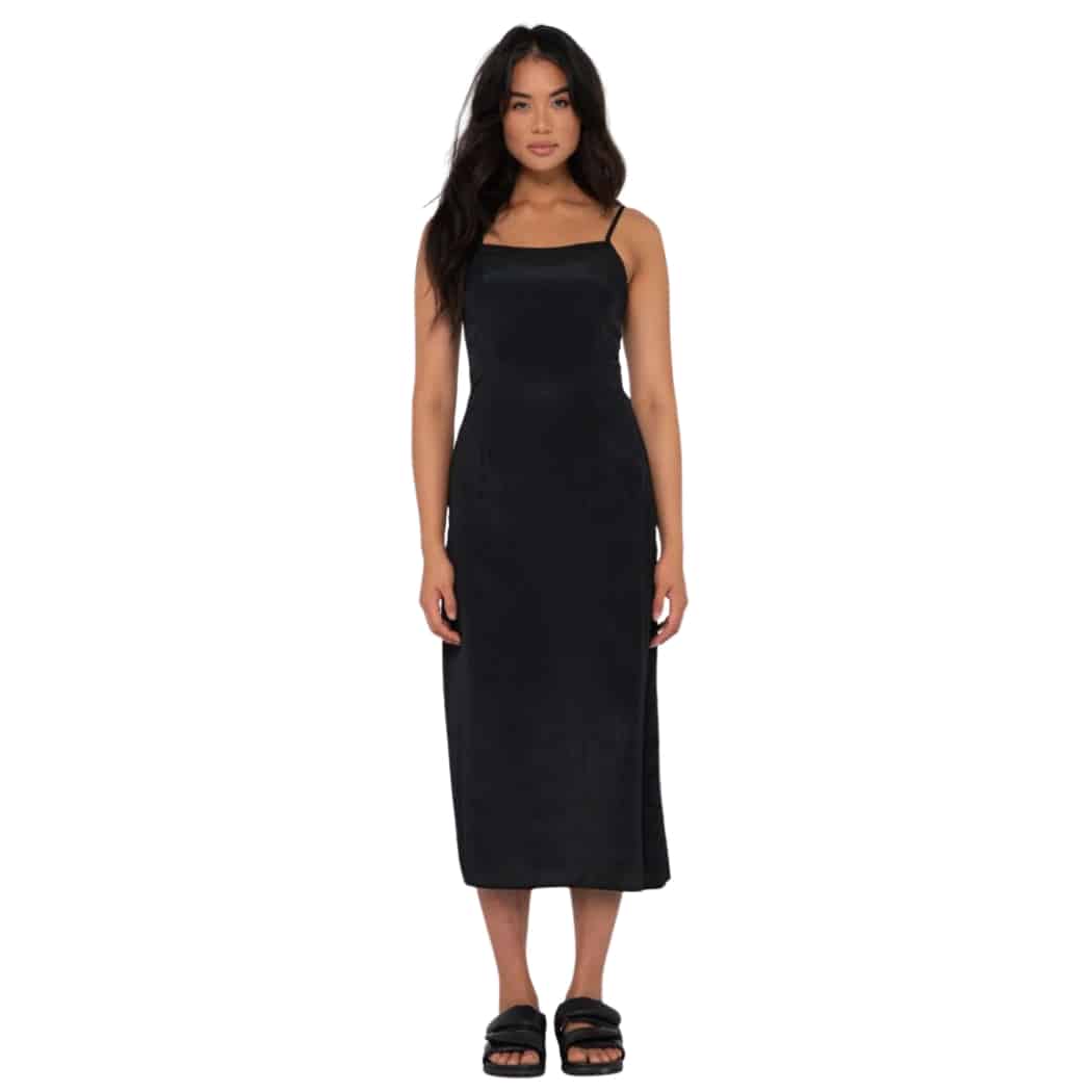 Rusty Porter Midi Dress Black