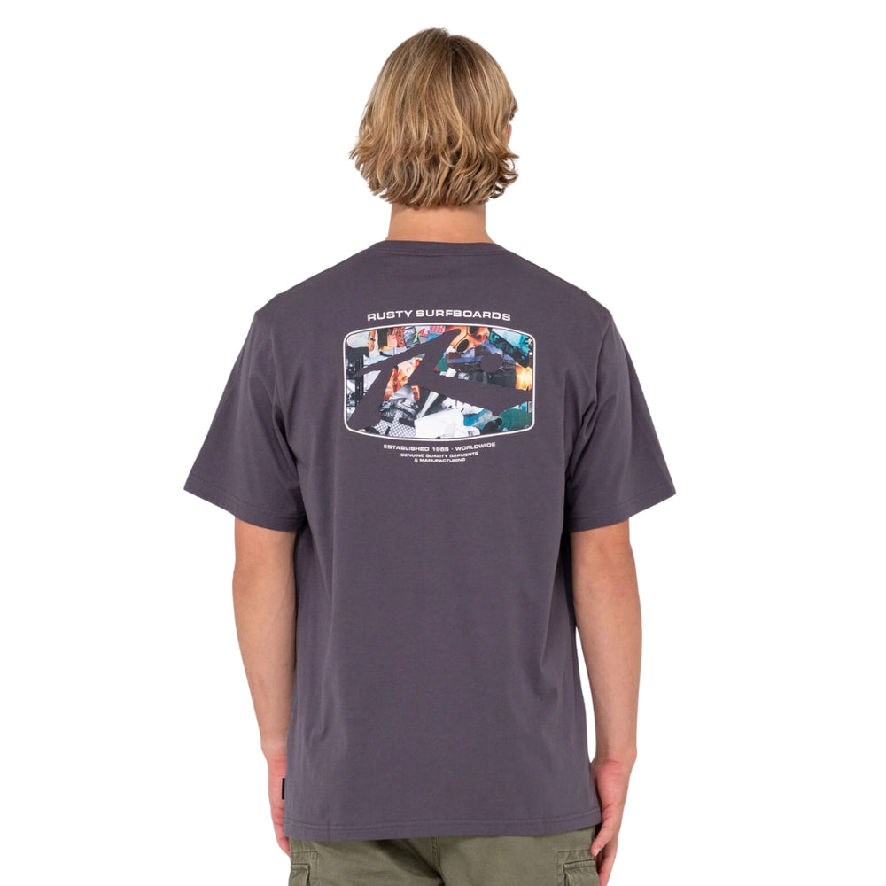 Rusty Advocate Short Sleeve Tee Coal 2