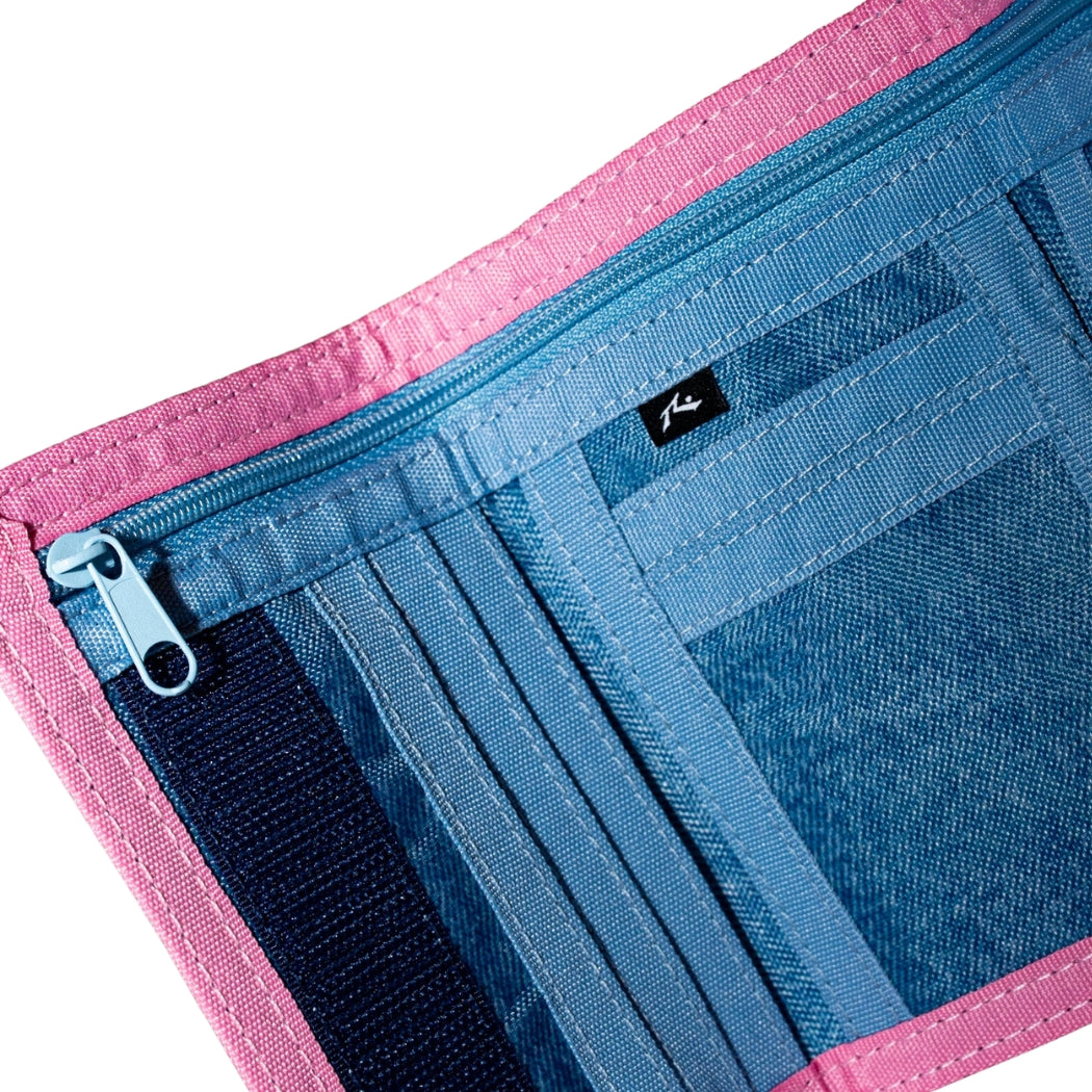 Rusty Britney Tri Fold Wallet Navy Blue