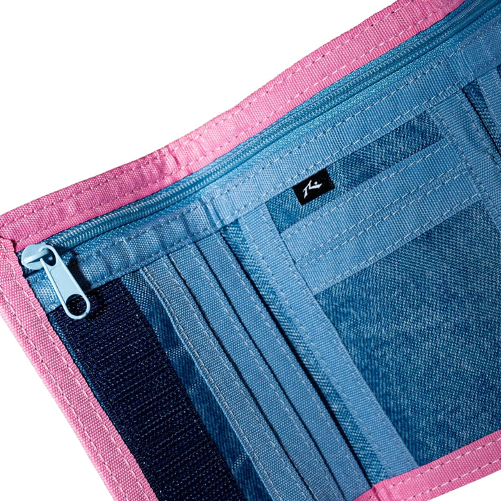 Rusty Britney Tri Fold Wallet Navy Blue