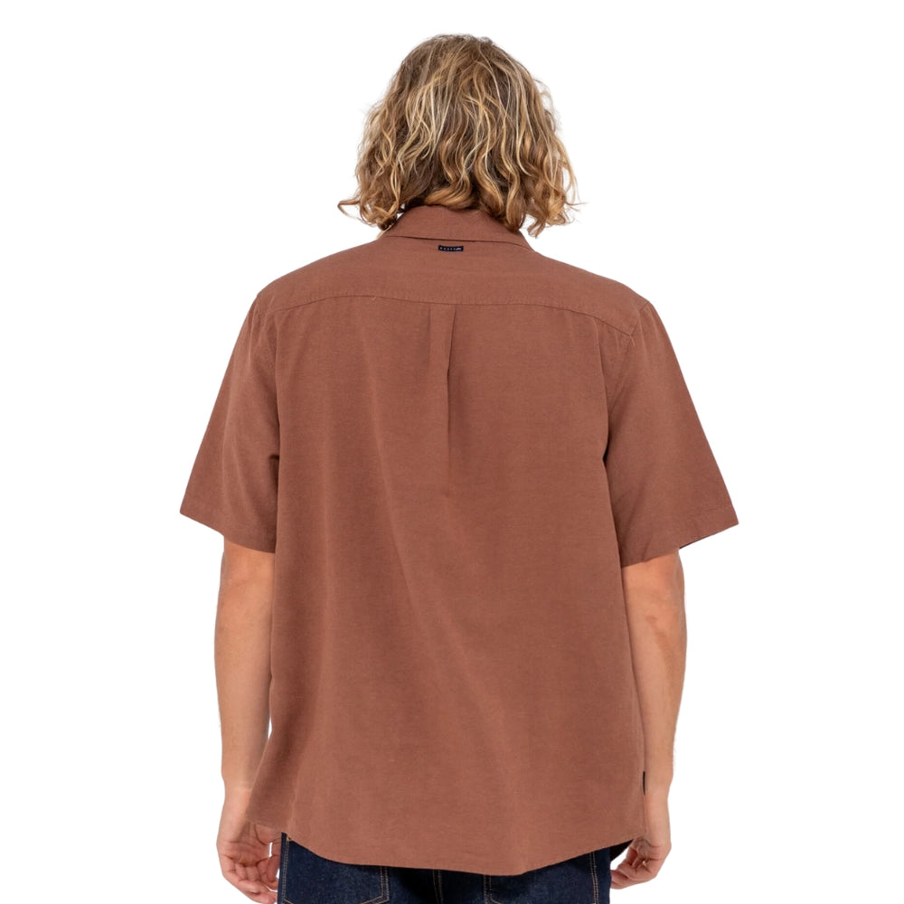 Rusty Overtone Linen Shirt Java