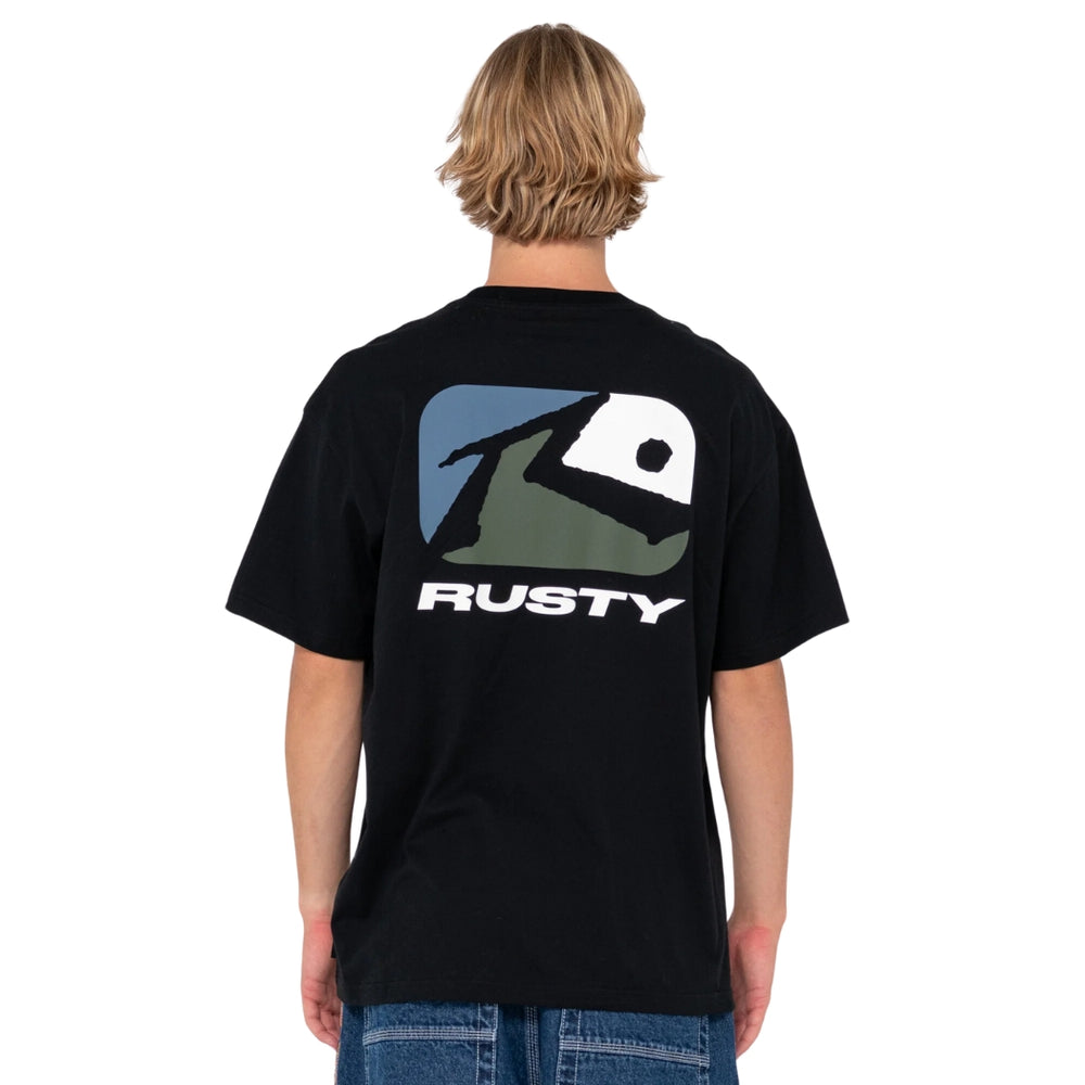 Rusty Phenom Short Sleeve Tee Black