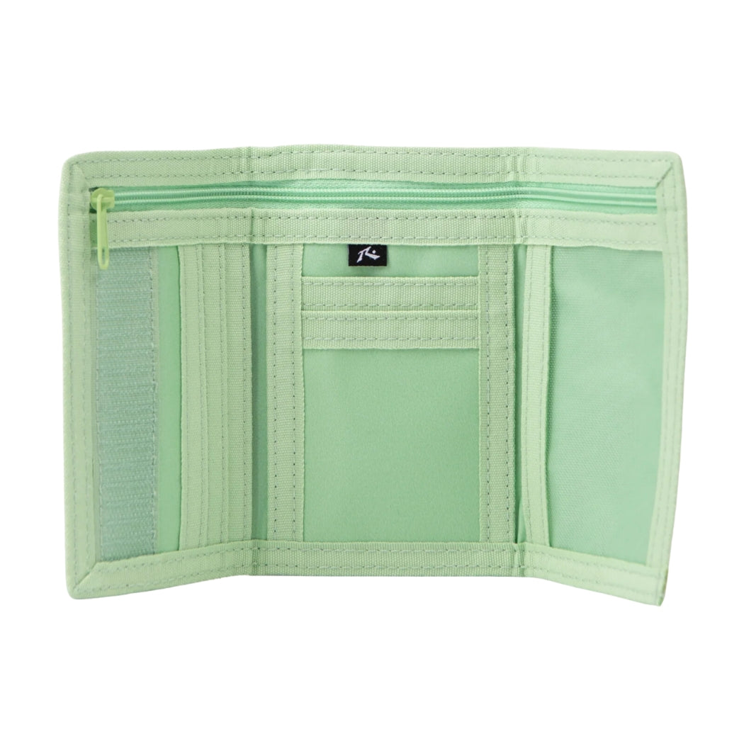Rusty Wildflower Cord Tri Fold Wallet Faded Pistachio