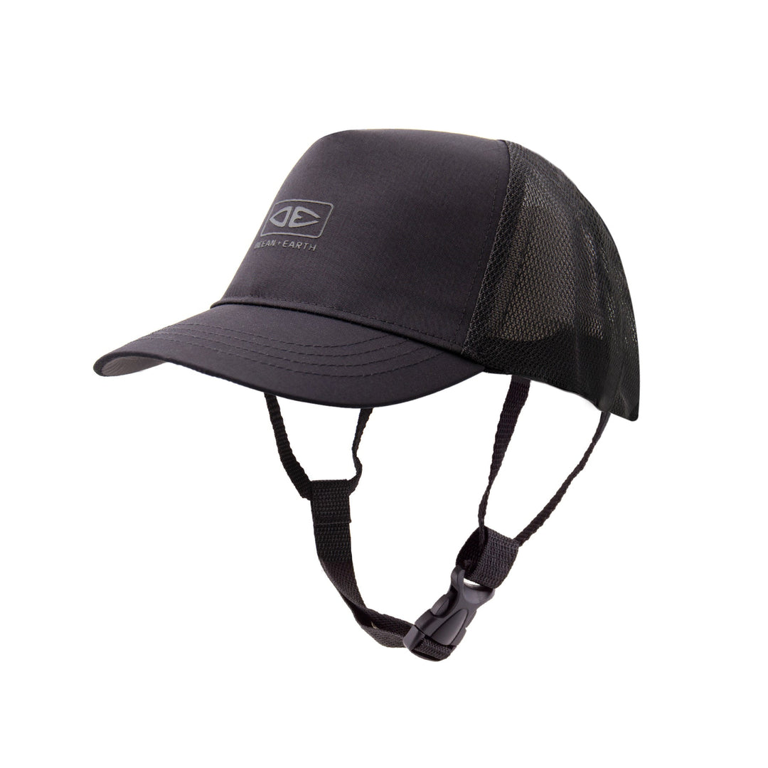 Ocean and Earth Deserts Mesh Trucker Black