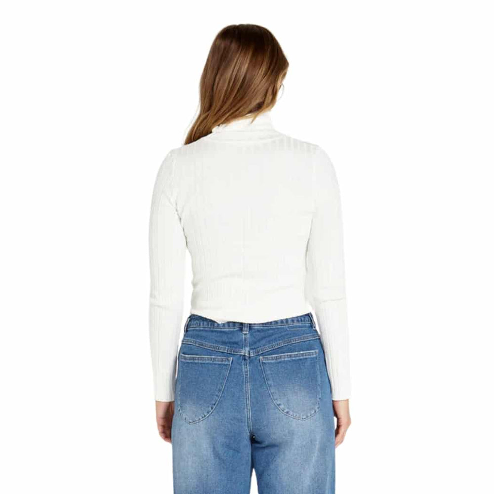Sass Nisha Mock Neck Top White