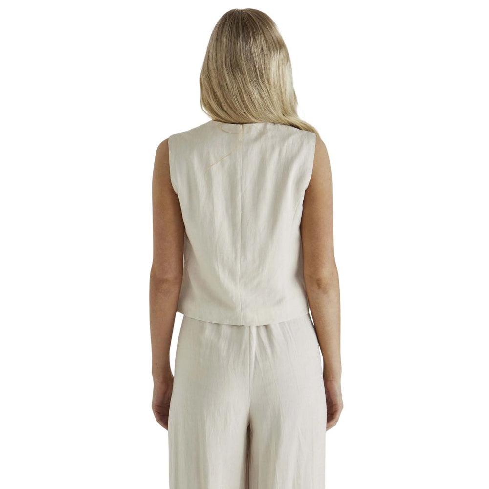 Sass Natalia Vest Bone