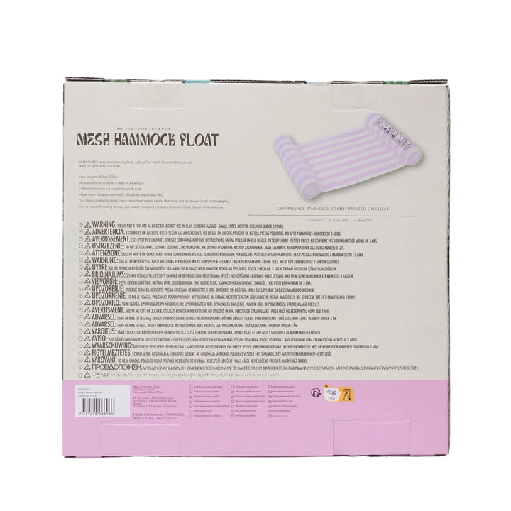 Sunnylife Mesh Hammock Float Bubblegum Pink