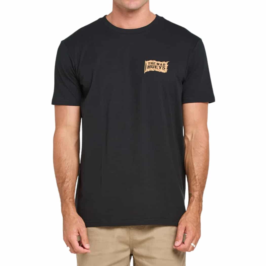 The Mad Hueys Captain Cooked Tee Black