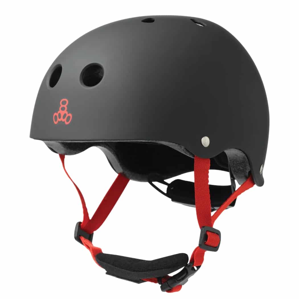 Triple Eight Lil 8 Certified Helmet Black Rubber