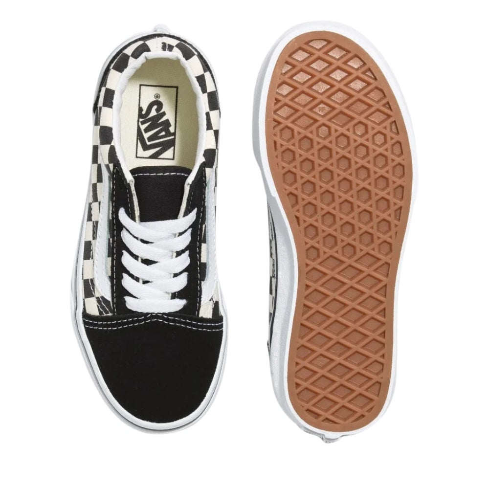 Vans Boys Old Skool Primary Check Shoes