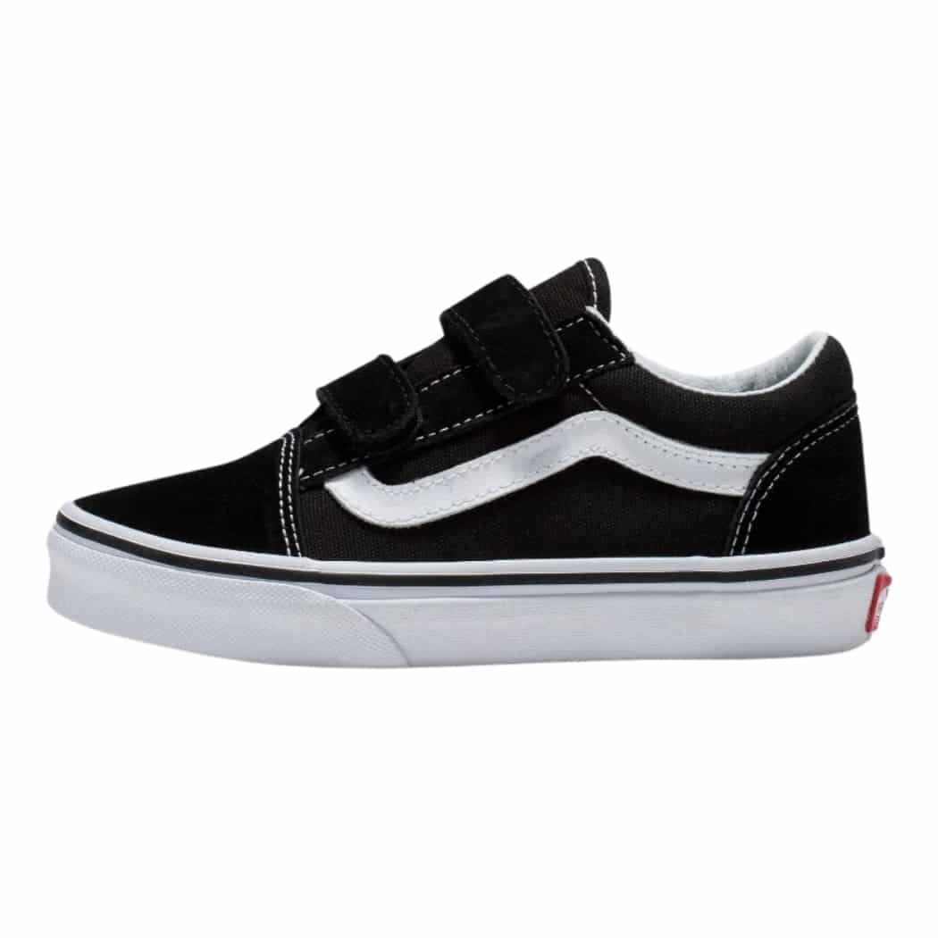 Vans Boys Old Skool V Black True White Shoes