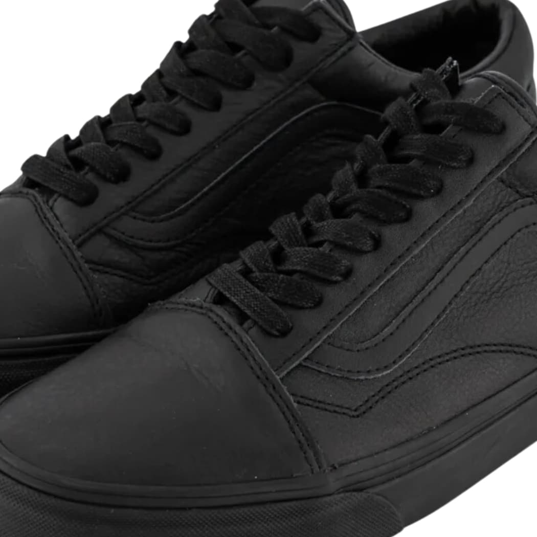 Vans Old Skool Black Leather Shoes