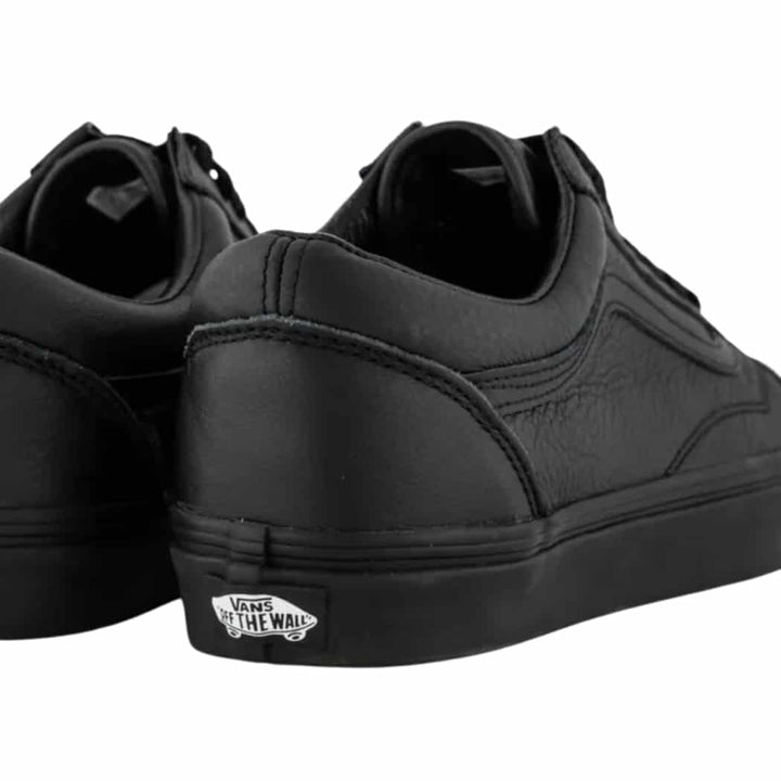 Vans Old Skool Black Leather Shoes