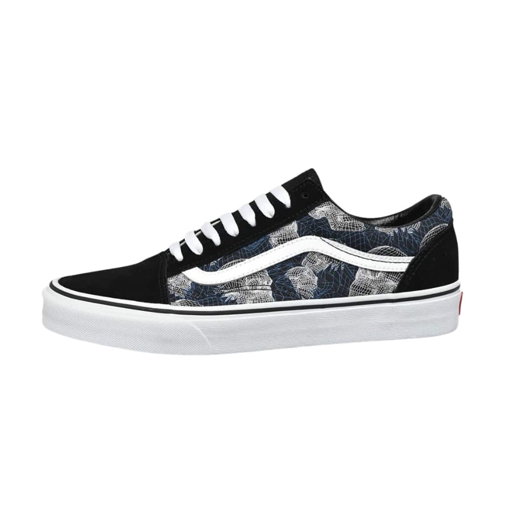 Vans Old Skool Wireframe Skull Shoes