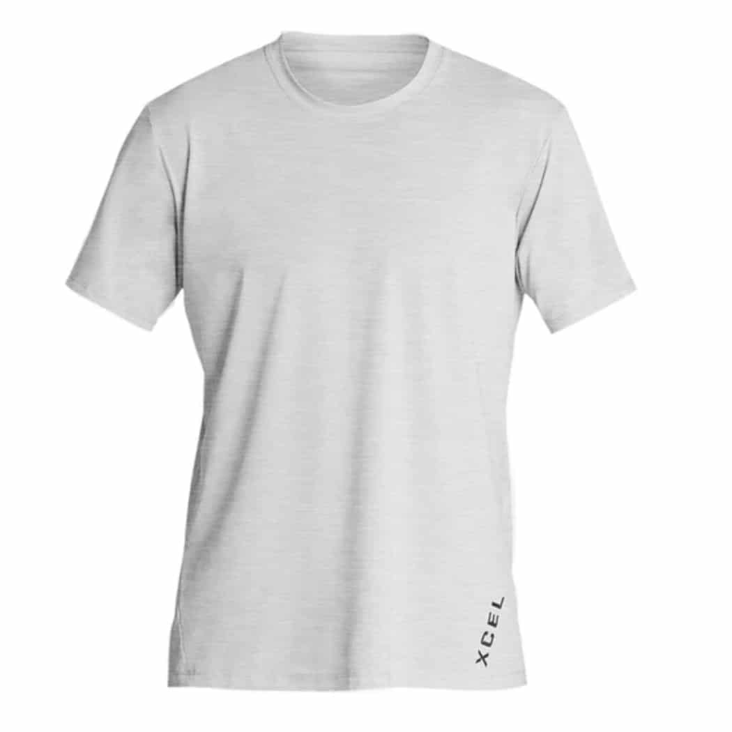 Xcel Heathered Ventx Short Sleeve Ice Grey