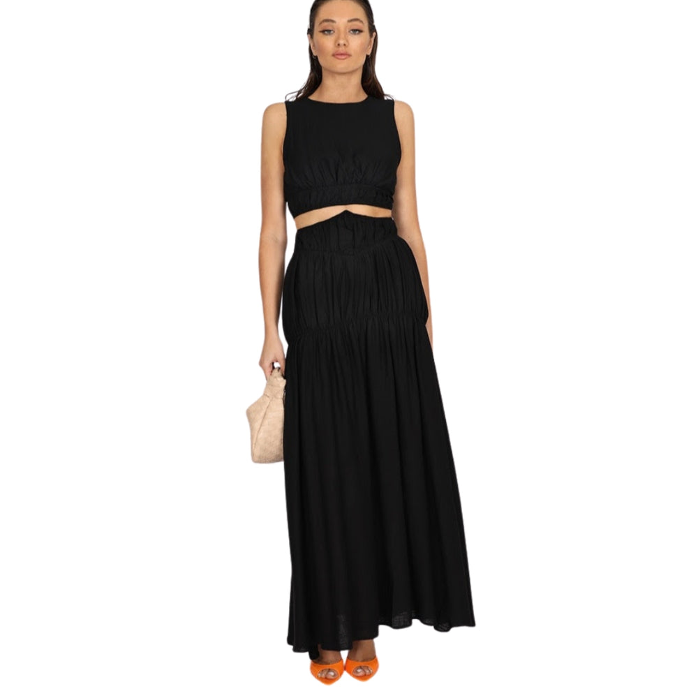  Ave Jay Maxi Skirt Black