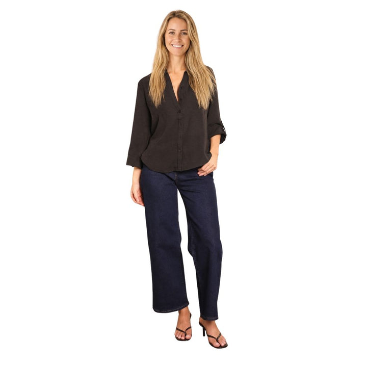 Ave Weekend Wide Leg Jean Indigo