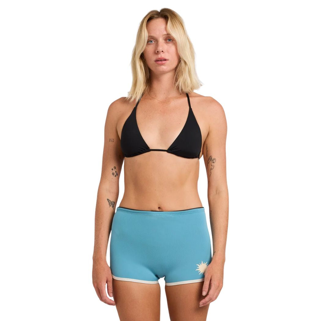 Billabong 2mm Spring Glider Wetsuit Shorts Surf Blue