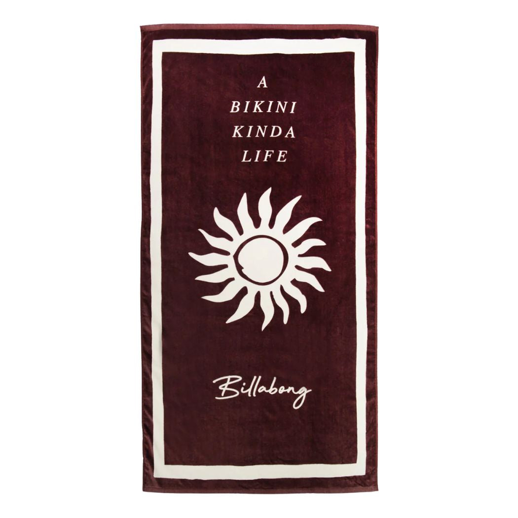 Billabong A Bikini Kinda Life Towel Espresso