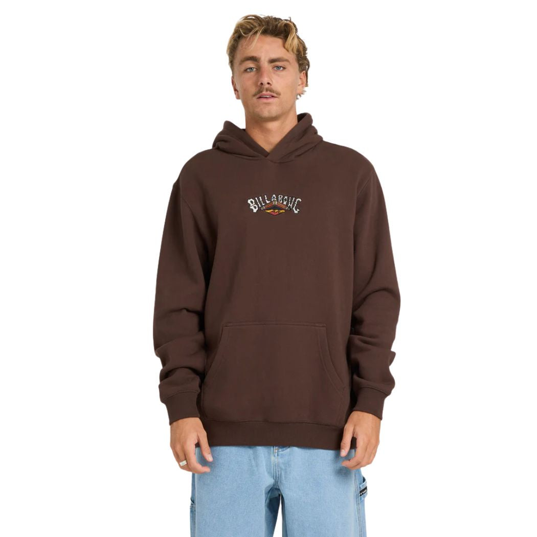 Billabong Arch Hoodie Chocolate