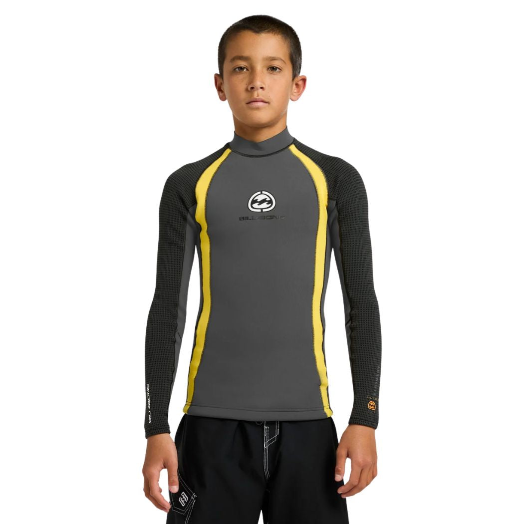 Billabong Boys 1mm Absolute Ultra LS Wetsuit Jacket Orange