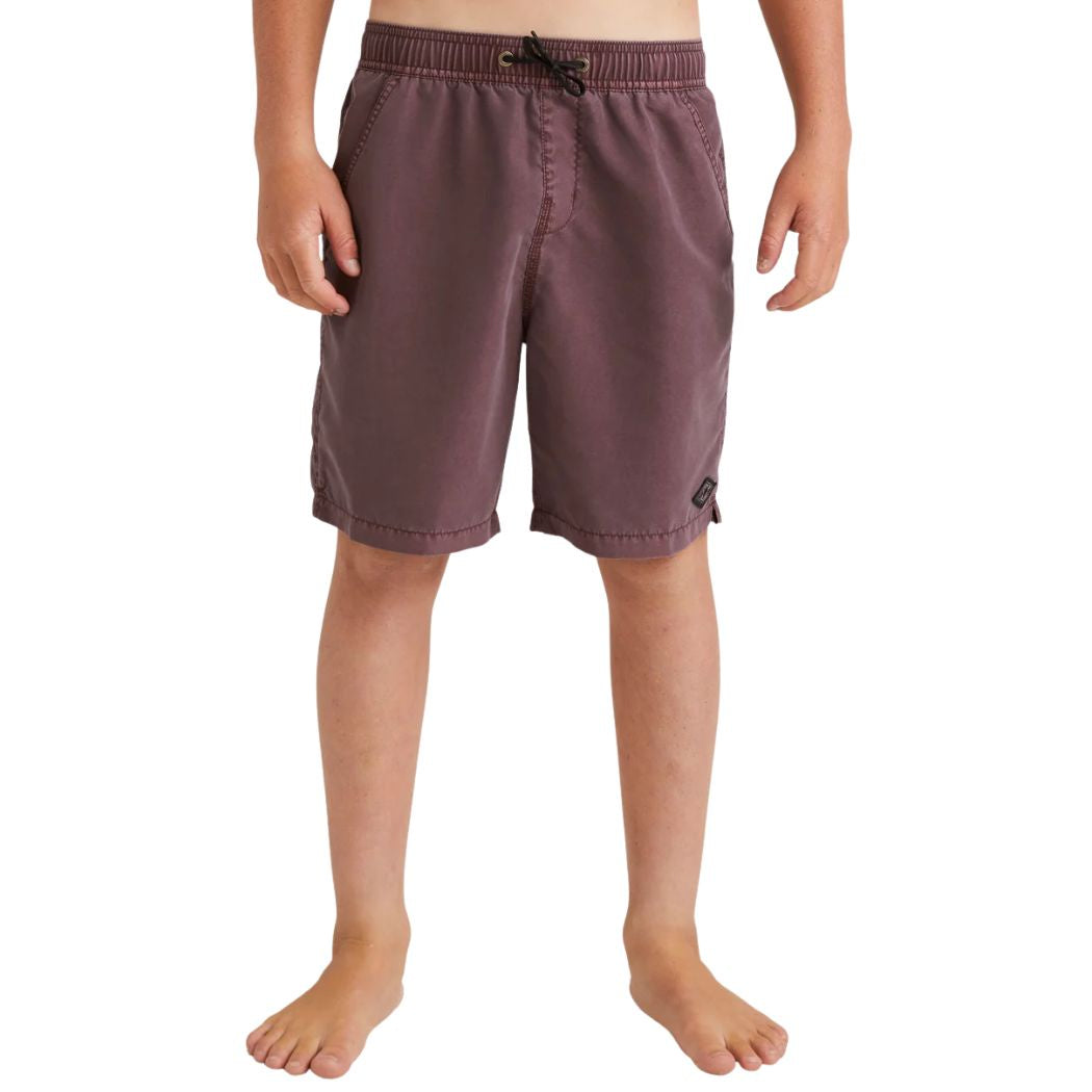 Billabong Boys All Day Overdye Layback Boardshort Port