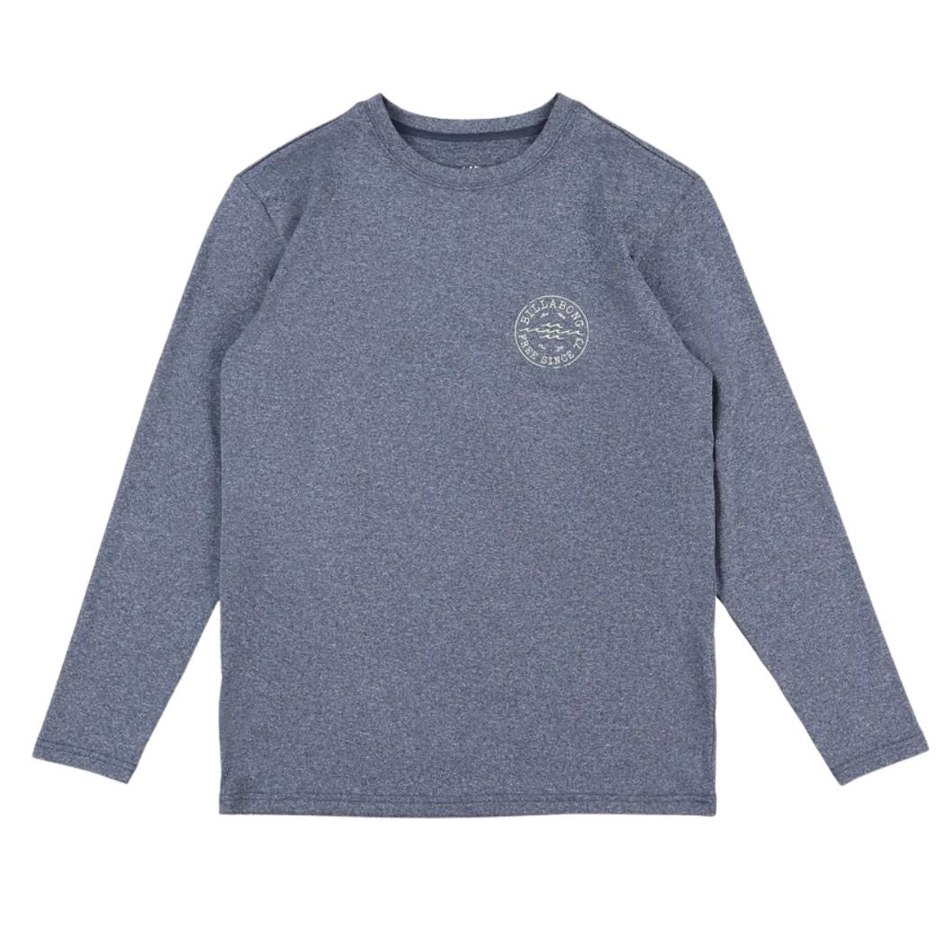 Billabong Boys Big Wave Daz LF Long Sleeve Navy Heather