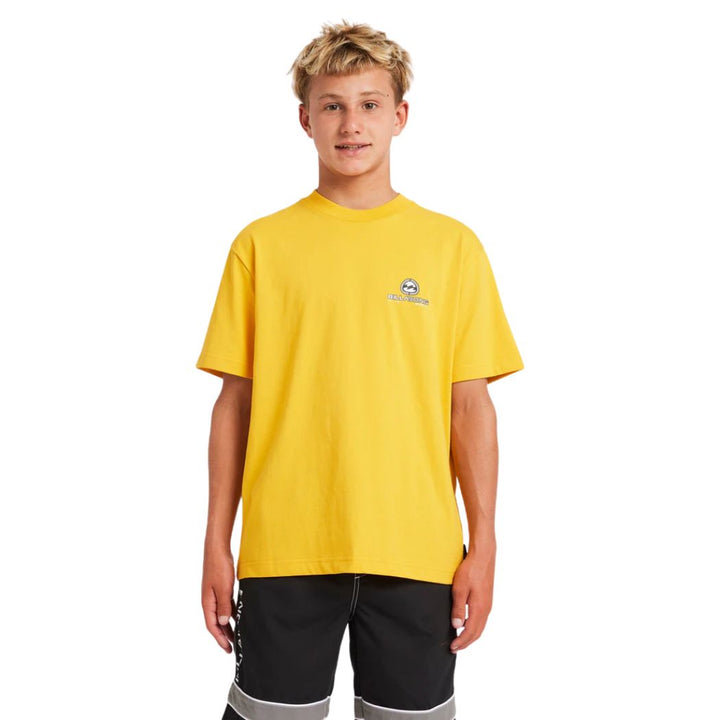 Billabong Boys Bio Wave OG Tee Yellow
