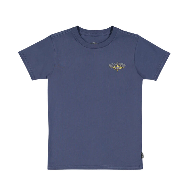 Billabong Boys Flame Arch Tee Slate Blue