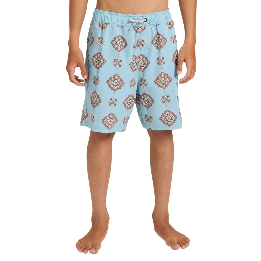 Billabong Boys Good Times Layback Boardshorts Light Blue