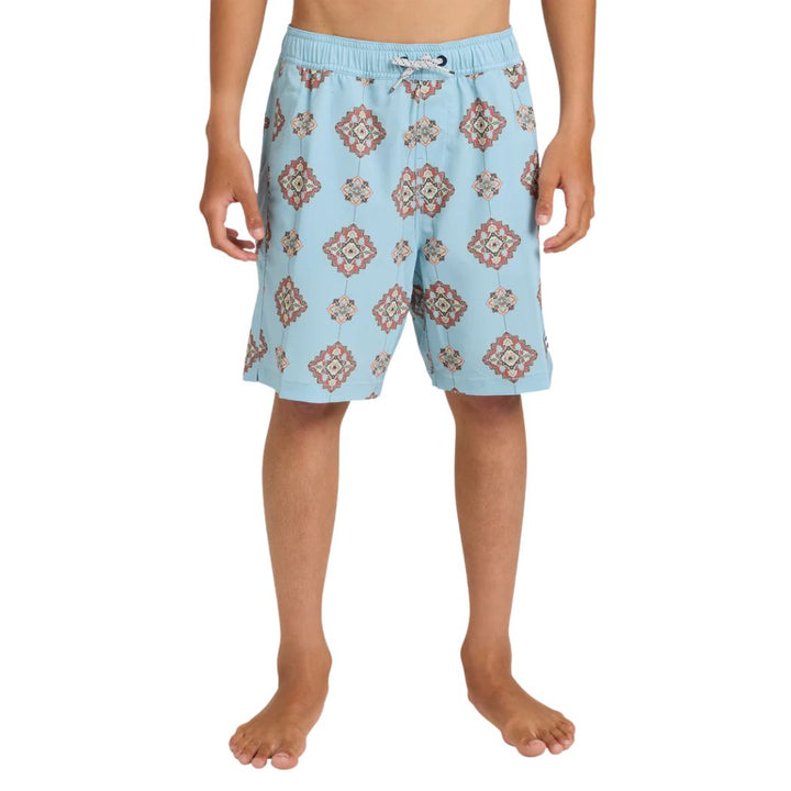 Billabong Boys Good Times Layback Boardshorts Light Blue