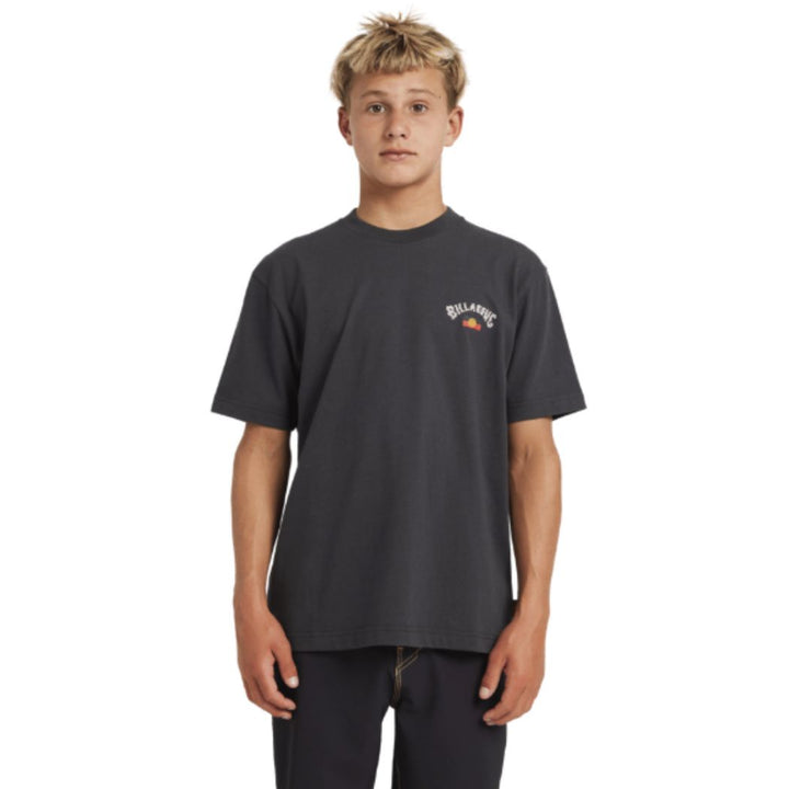 Billabong Boys Otis Flag Arch Tee Charcoal