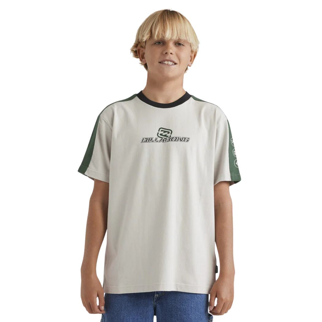 Billabong Boys Spec 73 Iconic Tee Silver