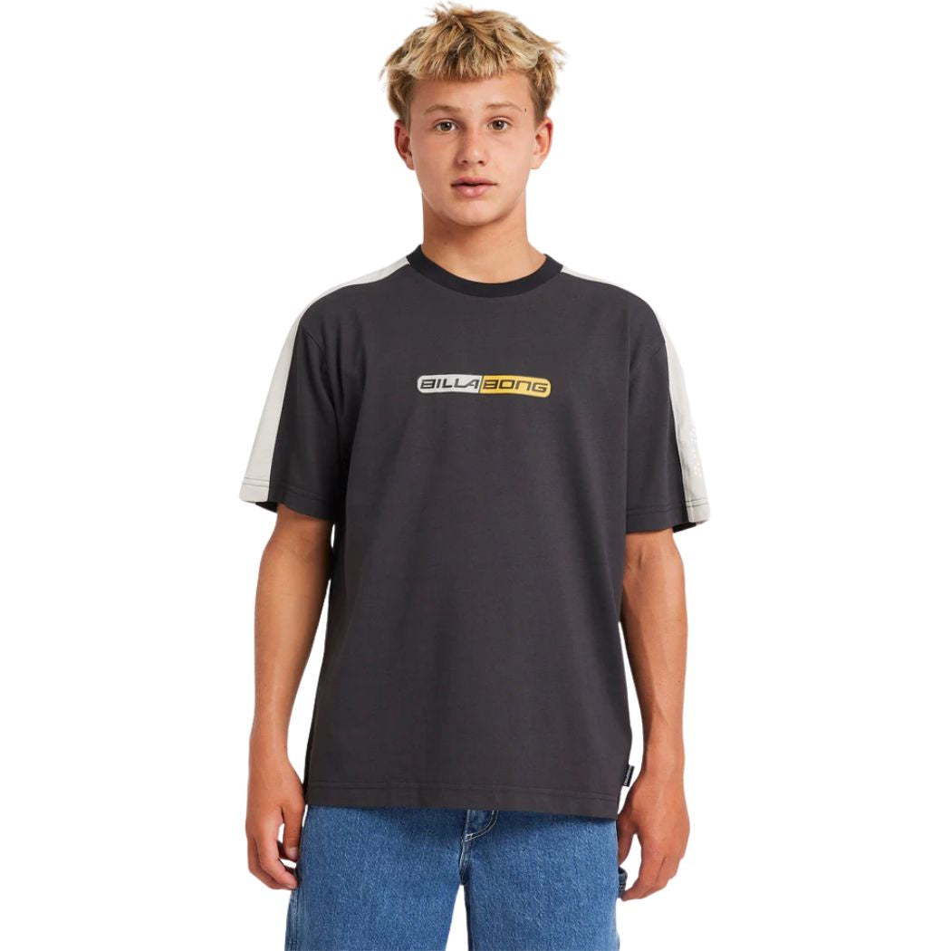 Billabong Boys Spec Iconic OG Tee Washed Black