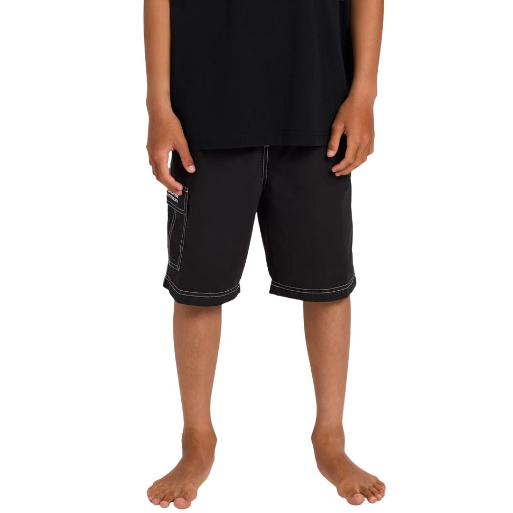 Billabong Boys Throw On Boardshort Black