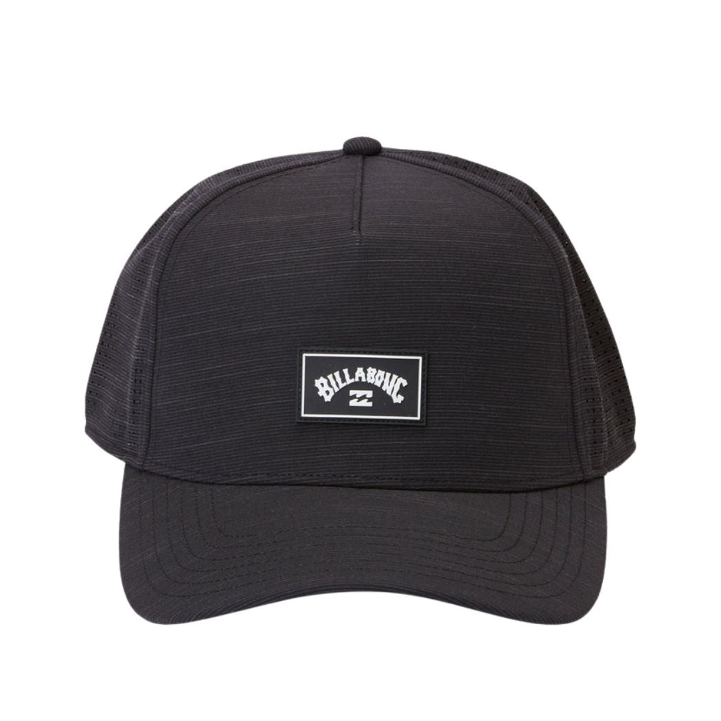 Billabong Crossfire Snapback Cap Black Slub