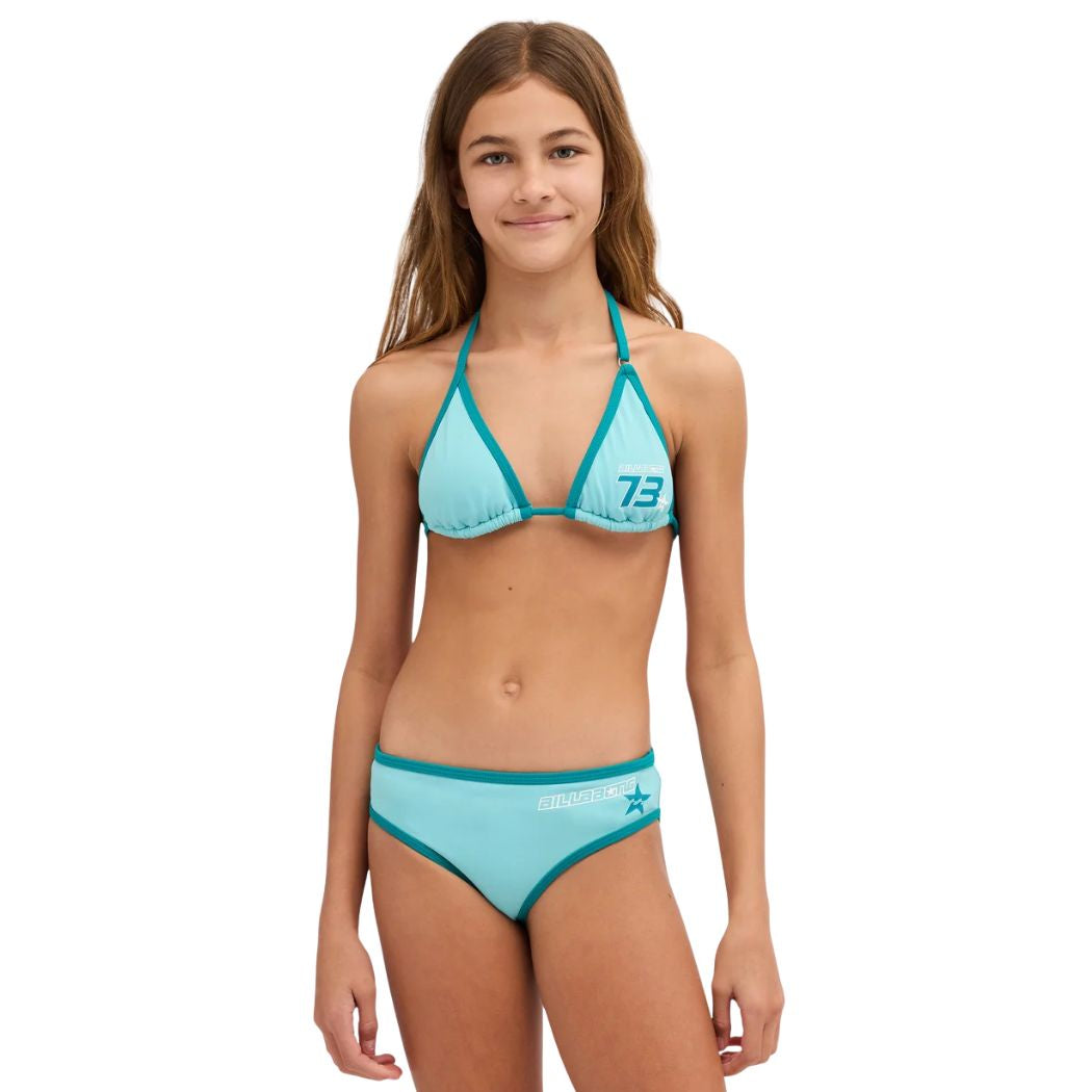 Billabong Girls Billa Star Two Piece Swimsuit Misty Blue