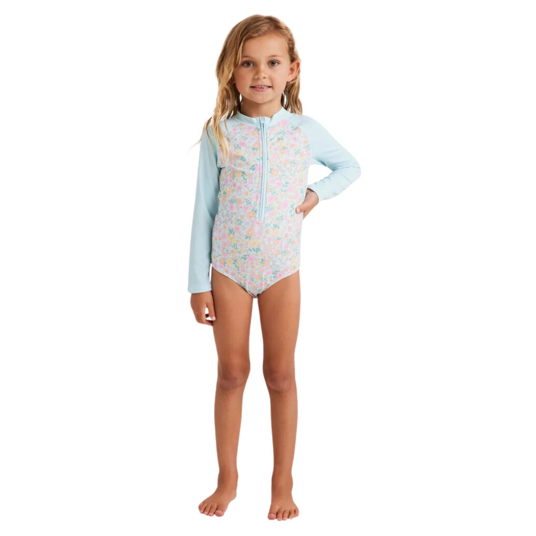 Billabong Girls In My Dreams 1 Piece Sunshirt Multi 1
