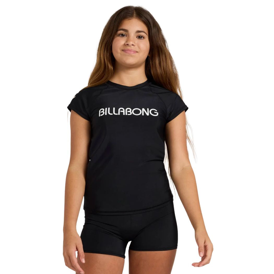 Billabong Girls Sun Chaser Bike Shorts Black White