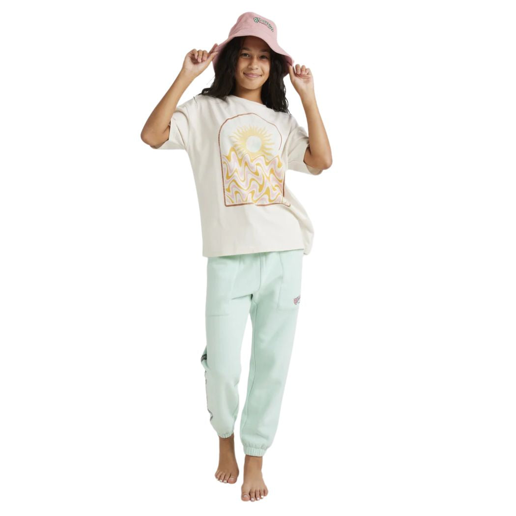 Billabong Girls Wave Of The Day Trackpant Mint Chip